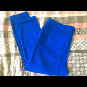 Fashion Nova Wax Jean Royal Blue Skinny Jeans